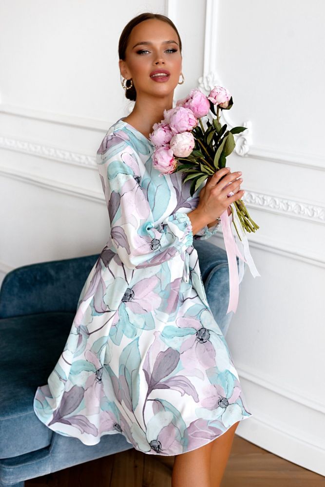 Платье с цветочным принтом «Ajour»