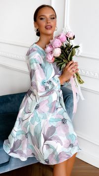 Платье с цветочным принтом «Ajour»