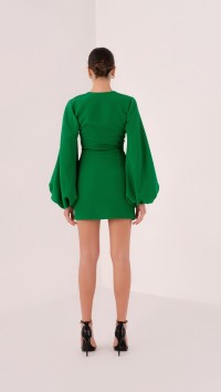 Зеленое платье мини «Reussi» №3