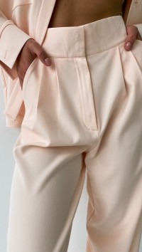 Персиковый брючный костюм с рубашкой «Toulouse» №4