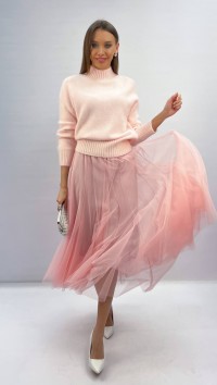 Розовый свитер из ангоры «Angora» №2