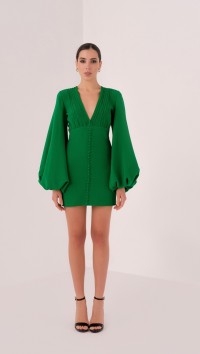 Зеленое платье мини «Reussi» №1