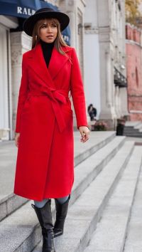 Женское красное пальто «Vivaldi» 334